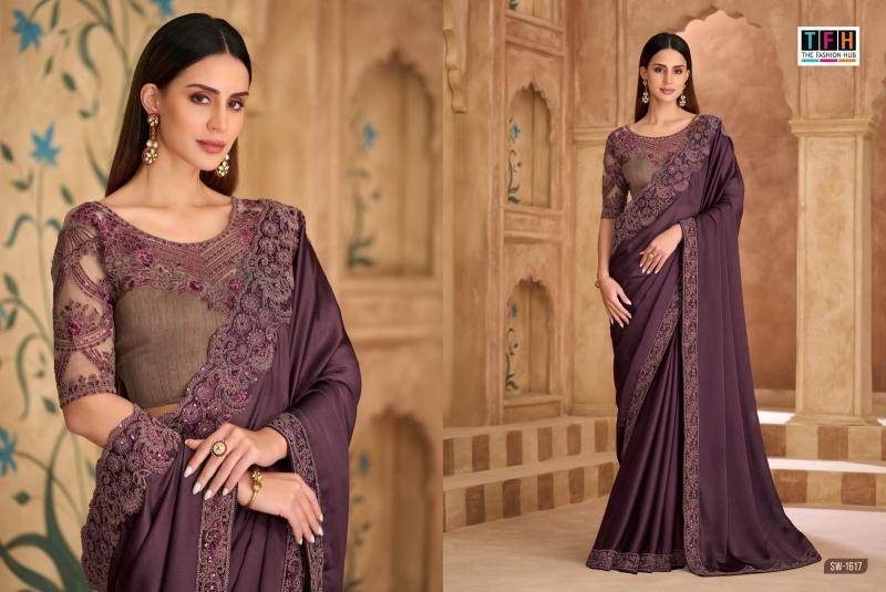 TFH sandalwood 16th edition Wholesale saree suppliers in Mumbai